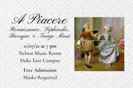 Event Title A Piacere with details and a baroque style painting